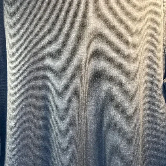 Gap Men's Long Sleeve Waffle‎ Knit Crew Neck Shirt Sz L Woodsy Brown Classic Tee - Picture 8 of 8